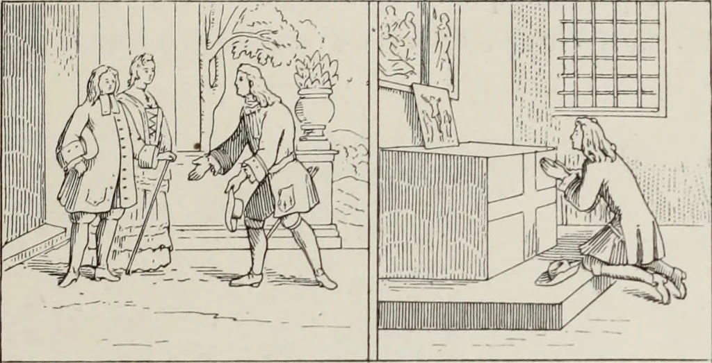 An illustration from XVIIme [i.e. dix-septième] siècle : lettres, sciences et arts, France, 1590-1700, 1882, leaf 516