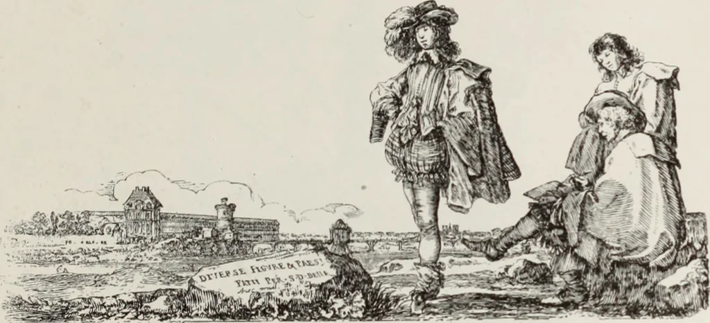 An illustration from XVIIme [i.e. dix-septième] siècle : lettres, sciences et arts, France, 1590-1700, 1882, leaf 524