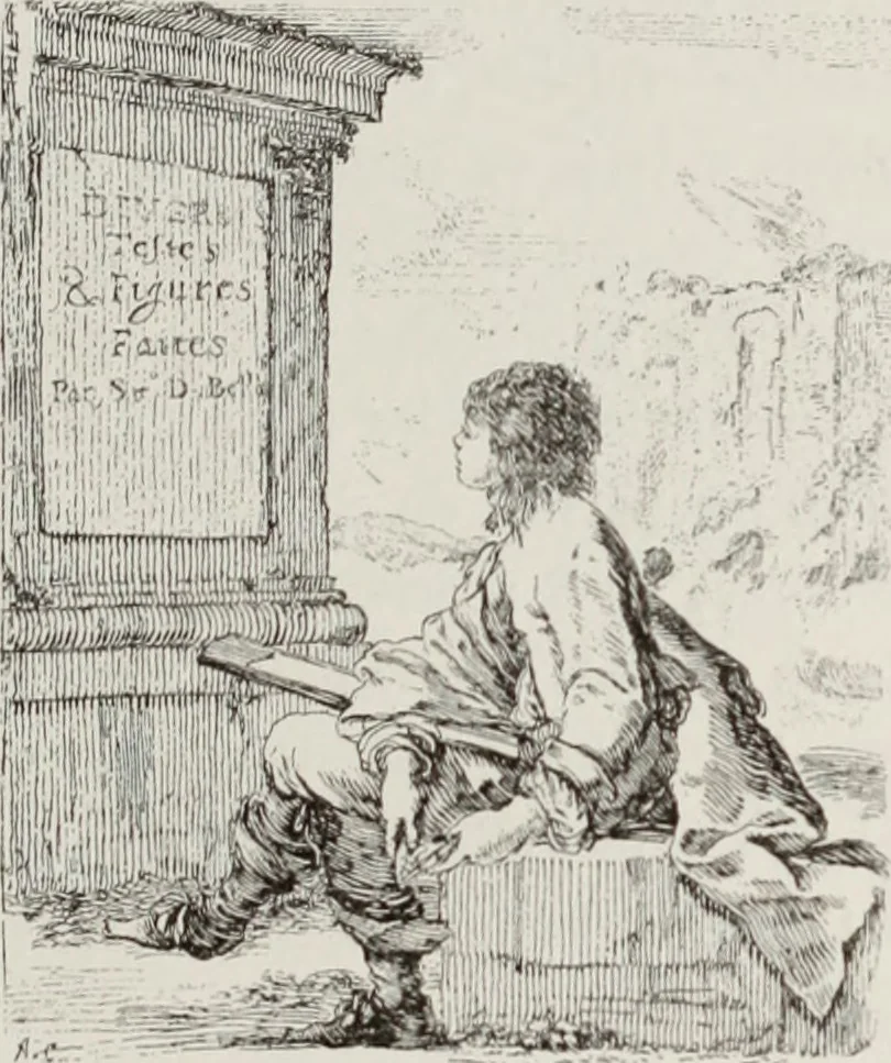 An illustration from XVIIme [i.e. dix-septième] siècle : lettres, sciences et arts, France, 1590-1700, 1882, leaf 526