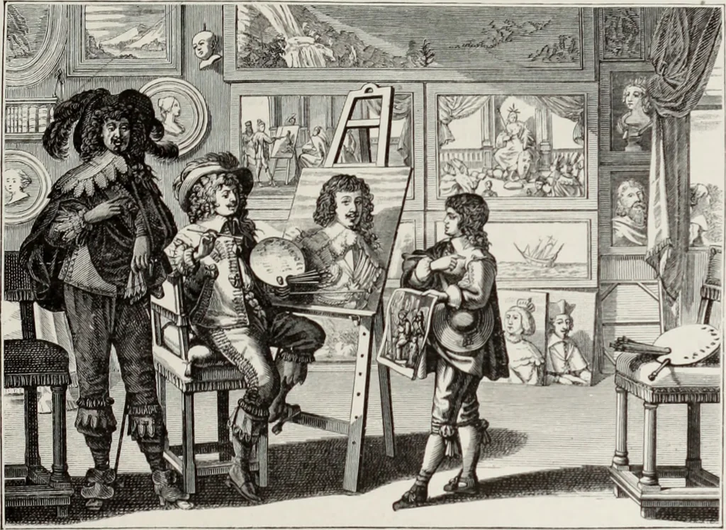 An illustration from XVIIme [i.e. dix-septième] siècle : lettres, sciences et arts, France, 1590-1700, 1882, leaf 532