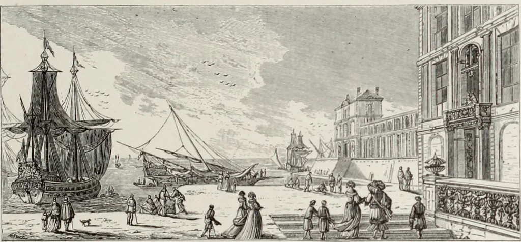 An illustration from XVIIme [i.e. dix-septième] siècle : lettres, sciences et arts, France, 1590-1700, 1882, leaf 534