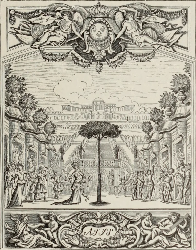 An illustration from XVIIme [i.e. dix-septième] siècle : lettres, sciences et arts, France, 1590-1700, 1882, leaf 554