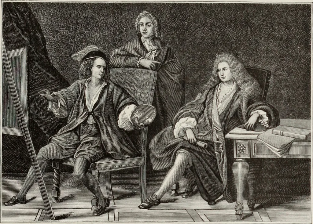 An illustration from XVIIme [i.e. dix-septième] siècle : lettres, sciences et arts, France, 1590-1700, 1882, leaf 578