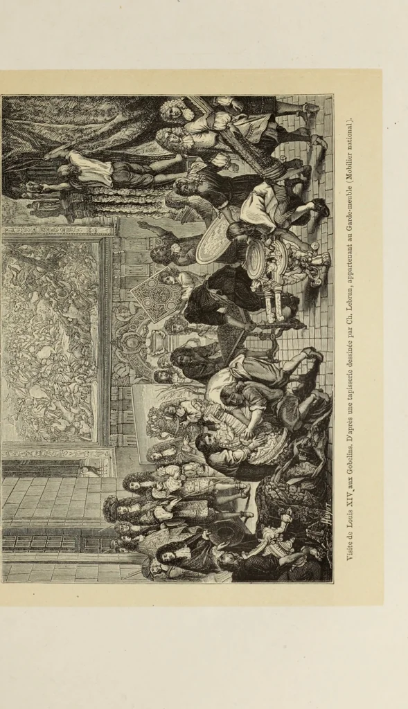An illustration from XVIIme [i.e. dix-septième] siècle : lettres, sciences et arts, France, 1590-1700, 1882, leaf 586