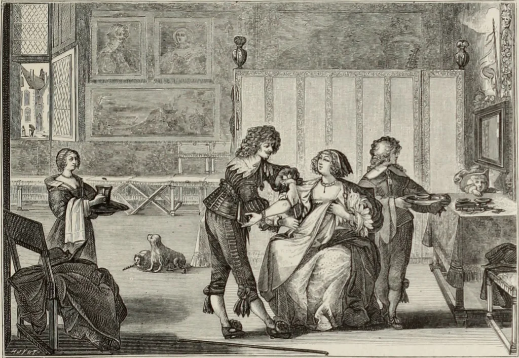 An illustration from XVIIme [i.e. dix-septième] siècle : lettres, sciences et arts, France, 1590-1700, 1882, leaf 60