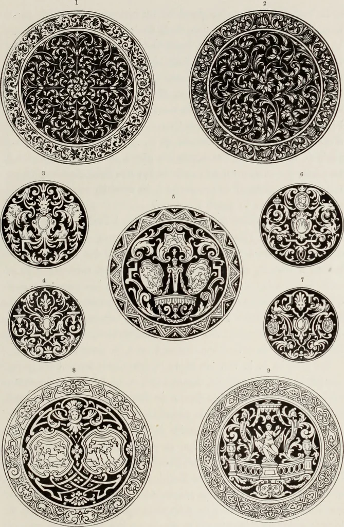 An illustration from XVIIme [i.e. dix-septième] siècle : lettres, sciences et arts, France, 1590-1700, 1882, leaf 608