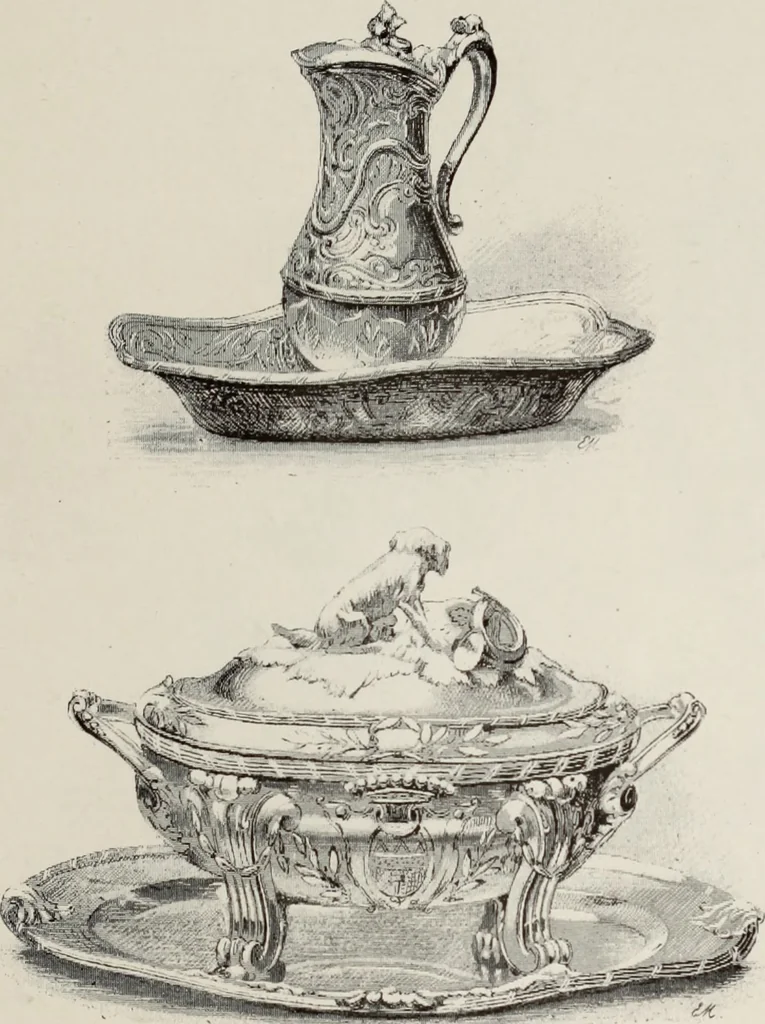 An illustration from XVIIme [i.e. dix-septième] siècle : lettres, sciences et arts, France, 1590-1700, 1882, leaf 616