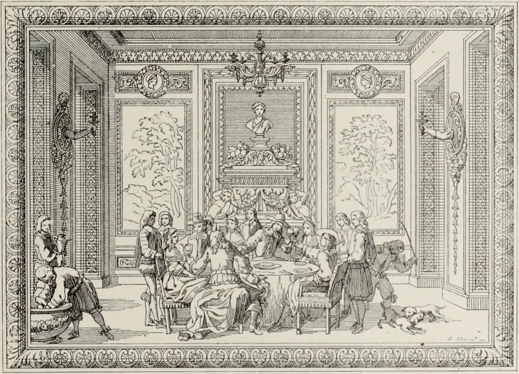 An illustration from XVIIme [i.e. dix-septième] siècle : lettres, sciences et arts, France, 1590-1700, 1882, leaf 636