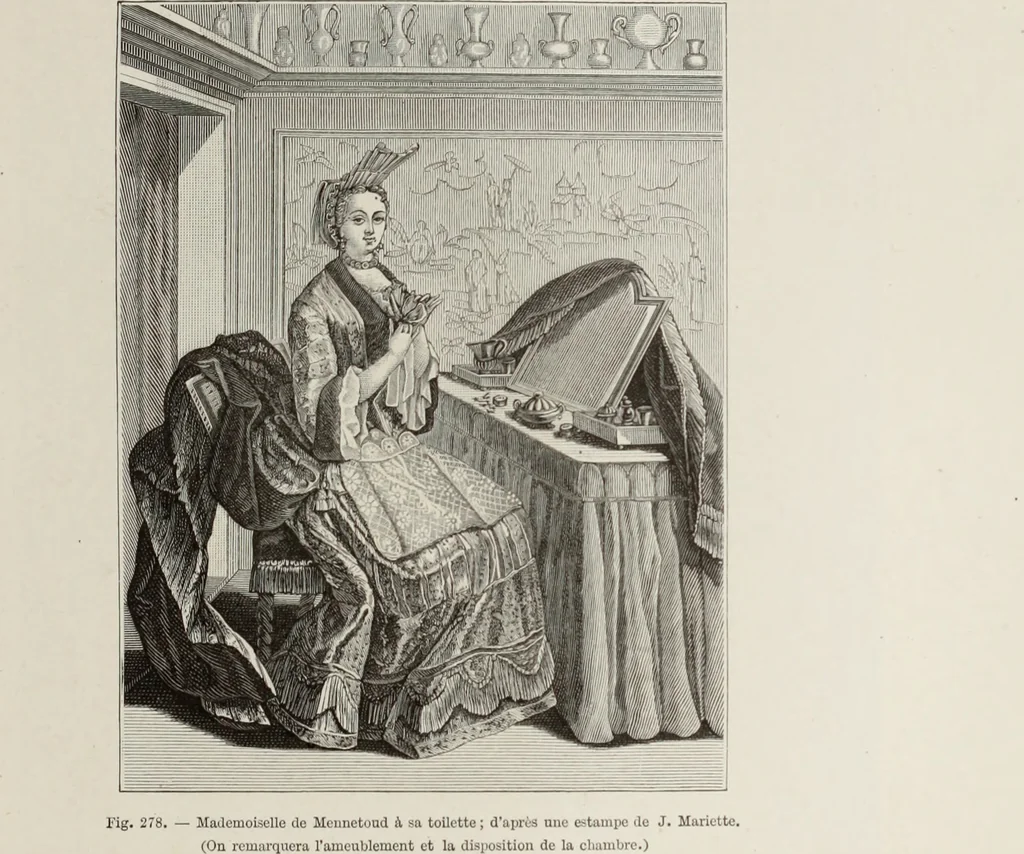 An illustration from XVIIme [i.e. dix-septième] siècle : lettres, sciences et arts, France, 1590-1700, 1882, leaf 644