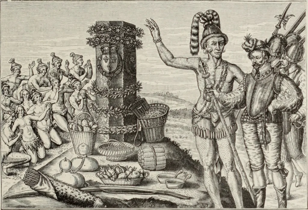 An illustration from XVIIme [i.e. dix-septième] siècle : lettres, sciences et arts, France, 1590-1700, 1882, leaf 76