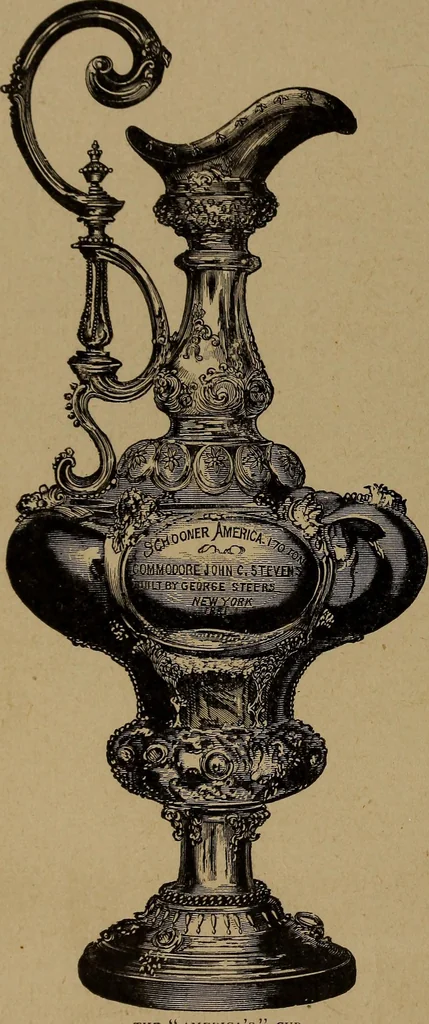 An illustration from Yachts and yachting : with over one hundred and ten illustrations, 1887, leaf 113