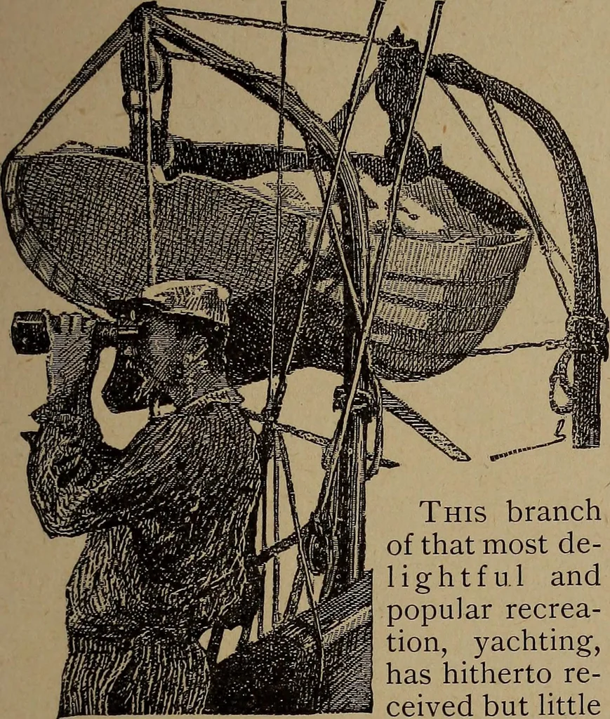 An illustration from Yachts and yachting : with over one hundred and ten illustrations, 1887, leaf 120