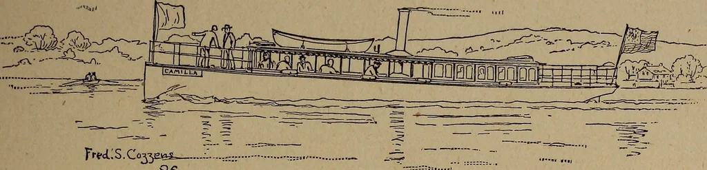An illustration from Yachts and yachting : with over one hundred and ten illustrations, 1887, leaf 122
