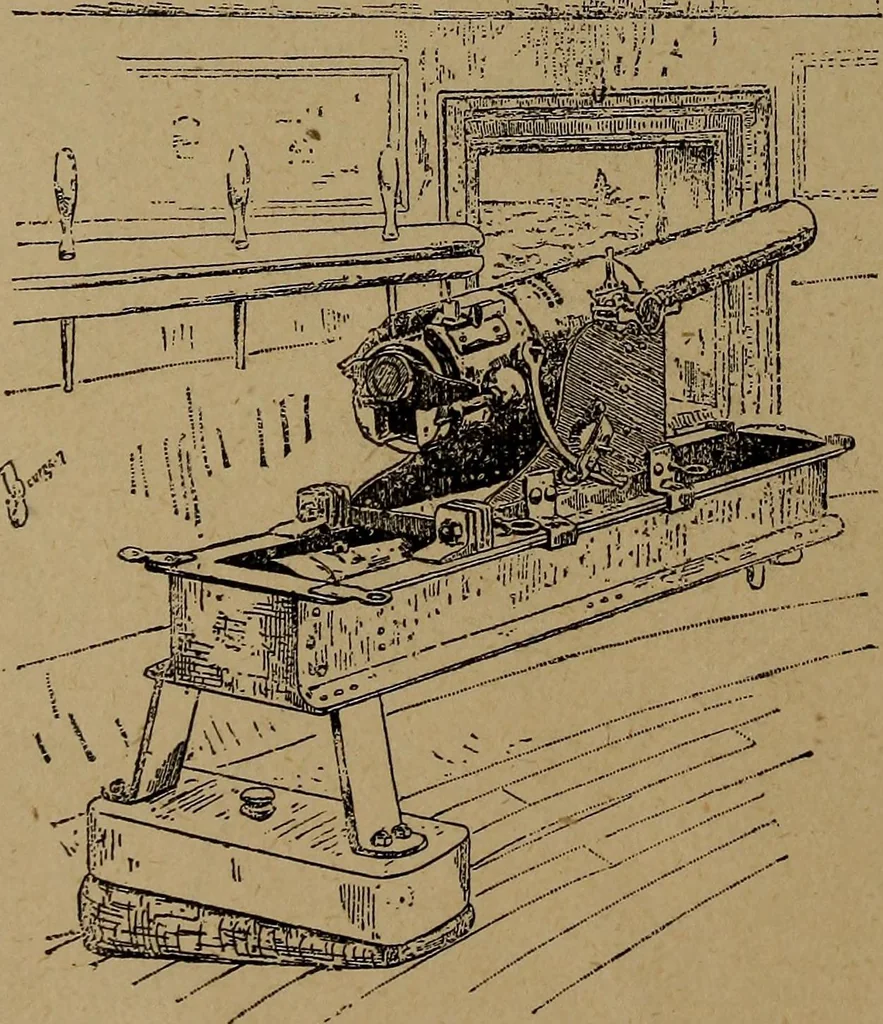 An illustration from Yachts and yachting : with over one hundred and ten illustrations, 1887, leaf 143