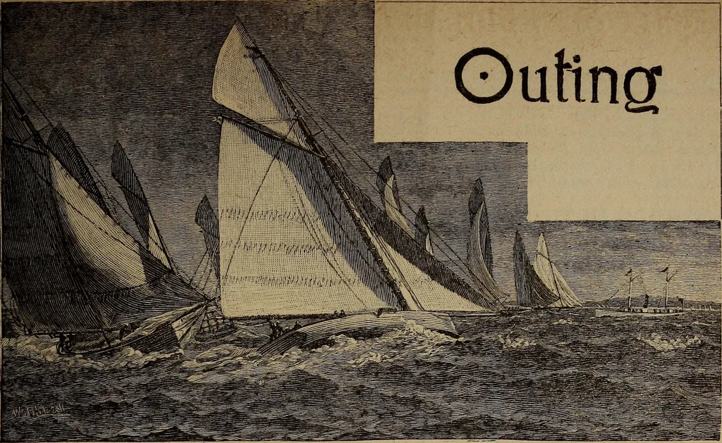 An illustration from Yachts and yachting : with over one hundred and ten illustrations, 1887, leaf 166
