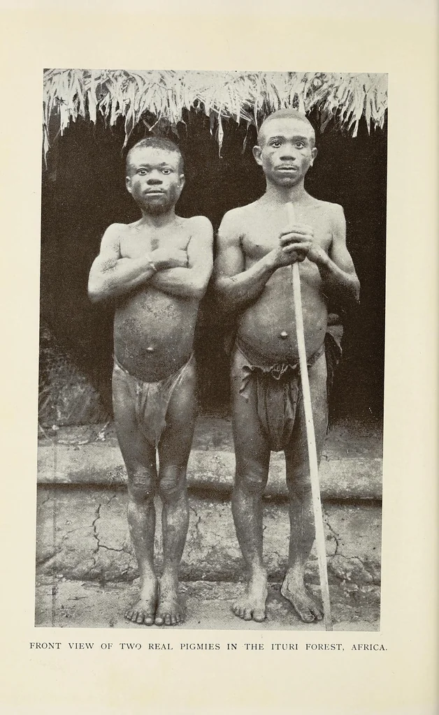 An illustration from A Yankee in pigmy land, 1905, leaf 252
