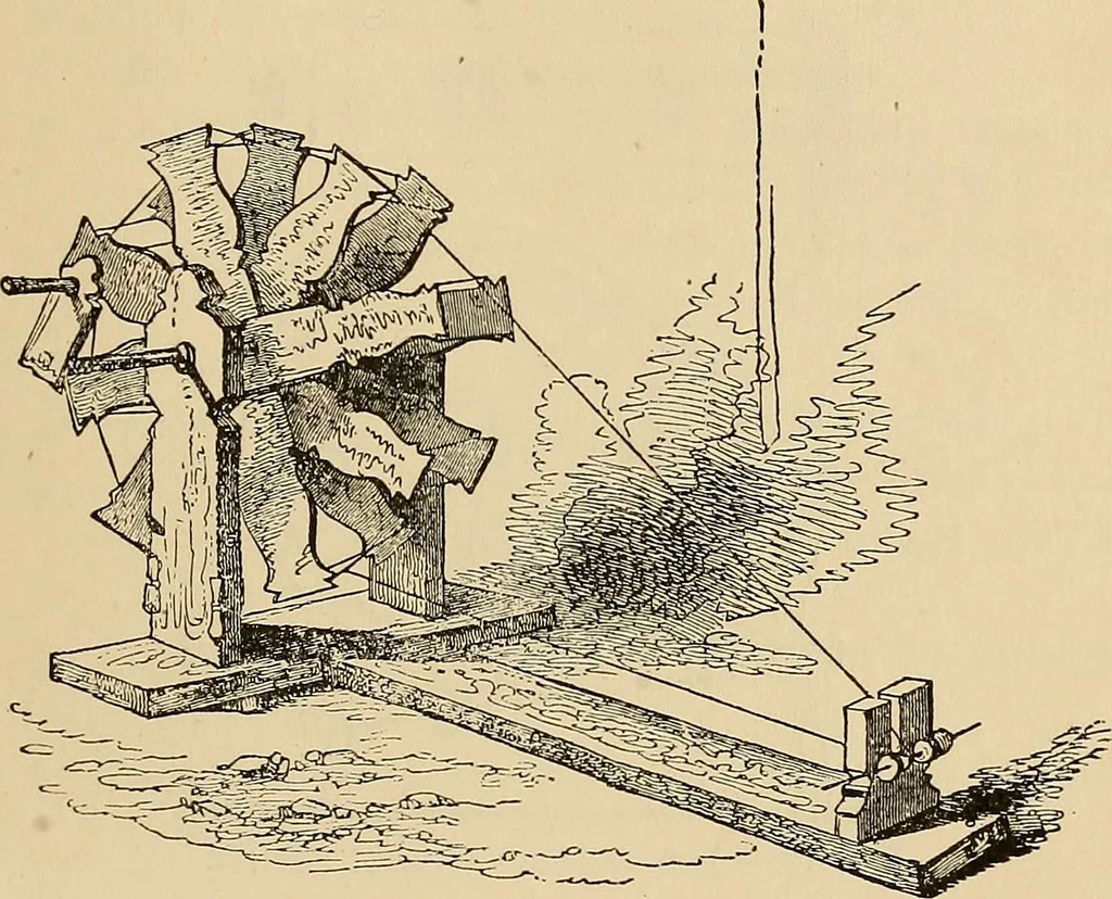 An illustration from Yarn and cloth making; an economic study; a college and normal schools text preliminary to fabric study, and a reference for teachers of industrial history and art in secondary and elementary schools, 1918, leaf 78