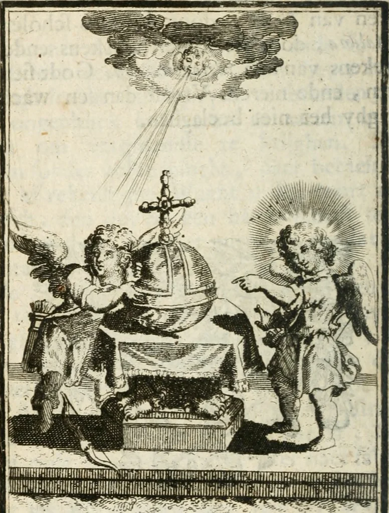 An illustration from Ydelheyd des werelds verciert met zinne-beelden, rym-dighten en zede-leeringen, 1720, leaf 137