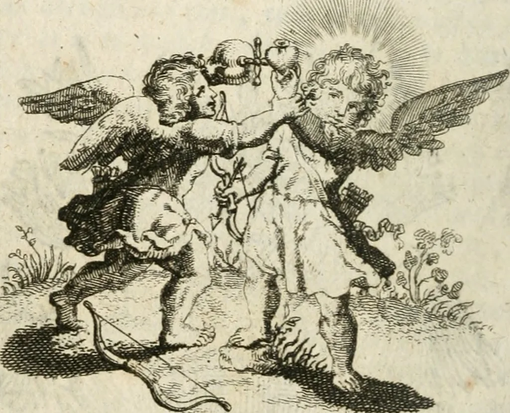An illustration from Ydelheyd des werelds verciert met zinne-beelden, rym-dighten en zede-leeringen, 1720, leaf 177