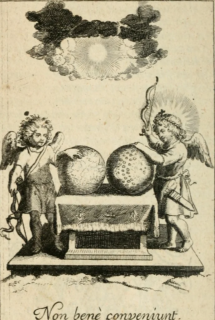 An illustration from Ydelheyd des werelds verciert met zinne-beelden, rym-dighten en zede-leeringen, 1720, leaf 37