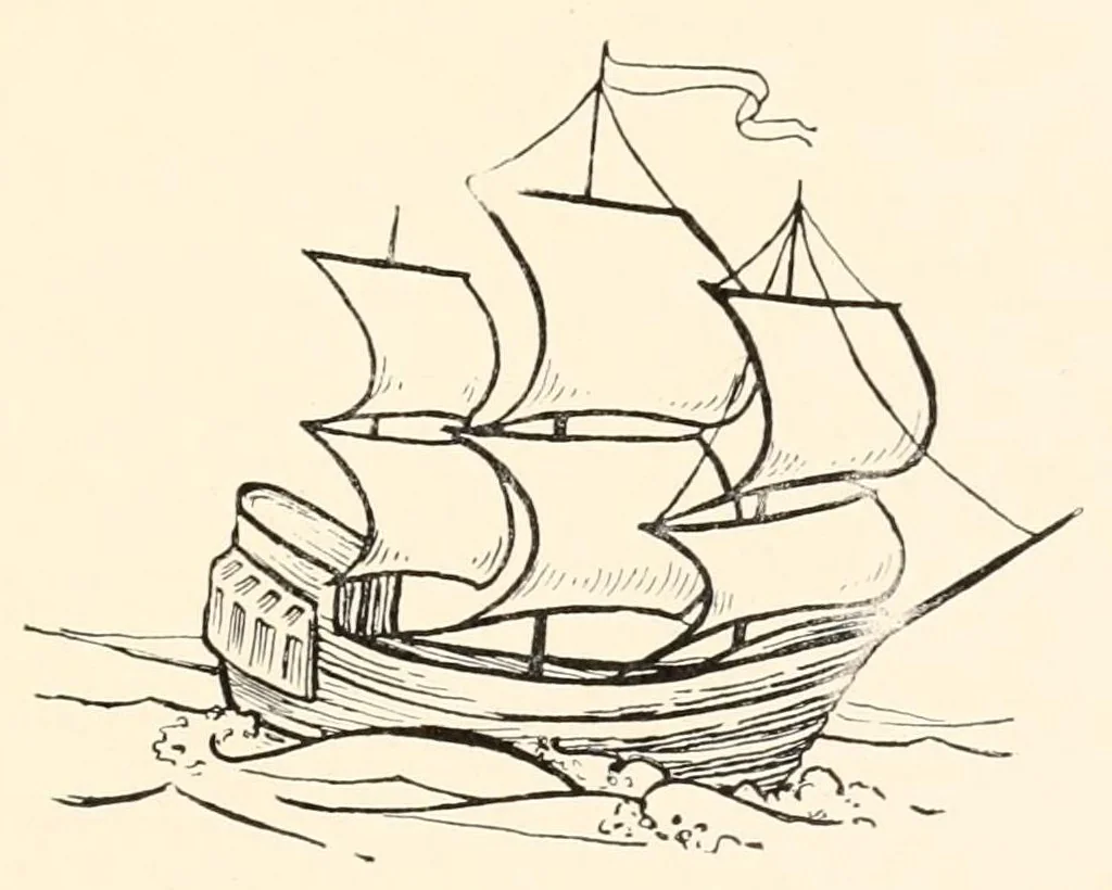 An illustration from A year book for primary grades, based on Froebel's mother plays, 1909, leaf 65