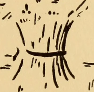 An illustration from A year book for primary grades, based on Froebel's mother plays, 1908, leaf 38