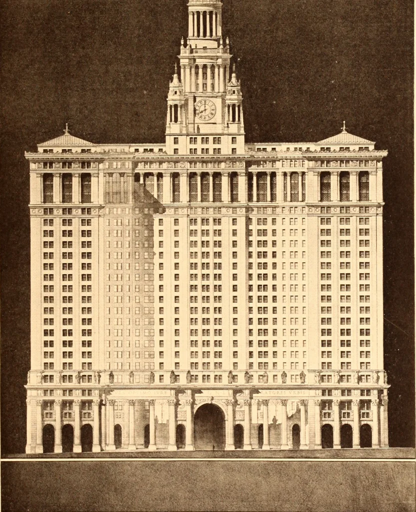 An illustration from Year book of the Brooklyn Chapter of the American Institute of Architects, 1908, leaf 34