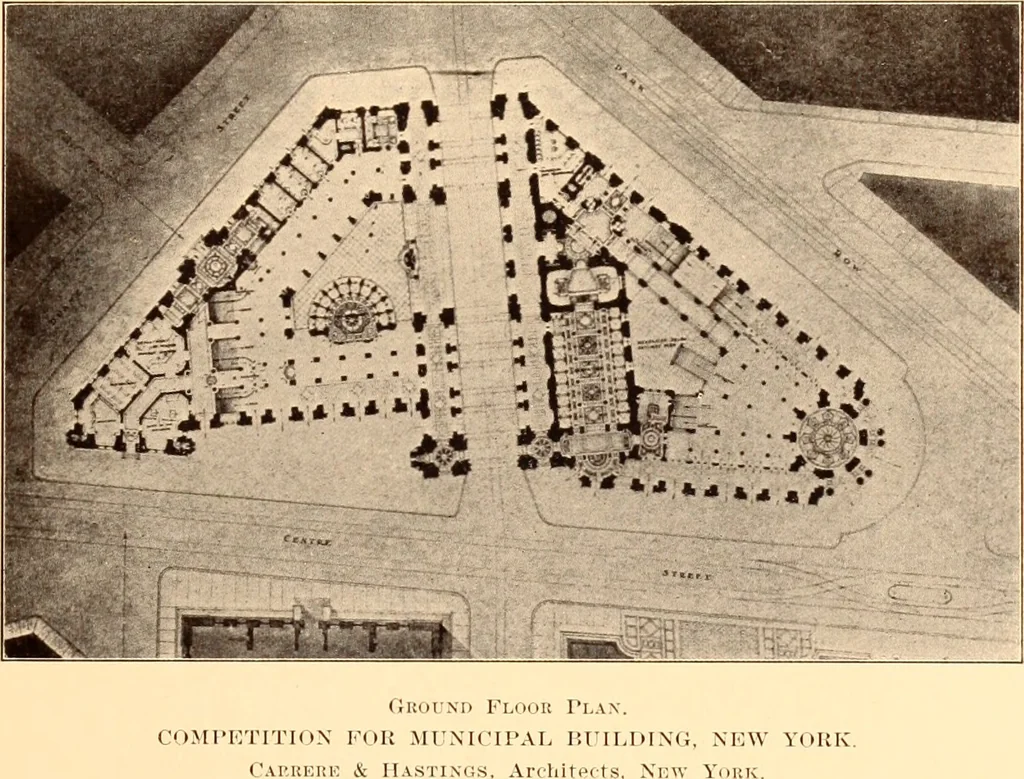 An illustration from Year book of the Brooklyn Chapter of the American Institute of Architects, 1908, leaf 42