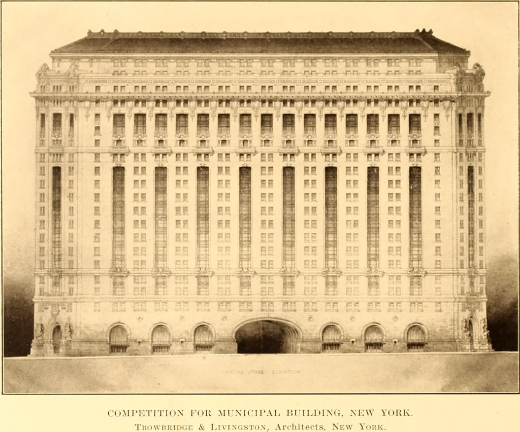 An illustration from Year book of the Brooklyn Chapter of the American Institute of Architects, 1908, leaf 45