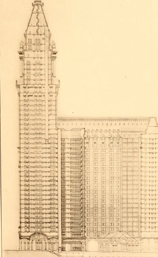 An illustration from Year book of the Brooklyn Chapter of the American Institute of Architects, 1908, leaf 54
