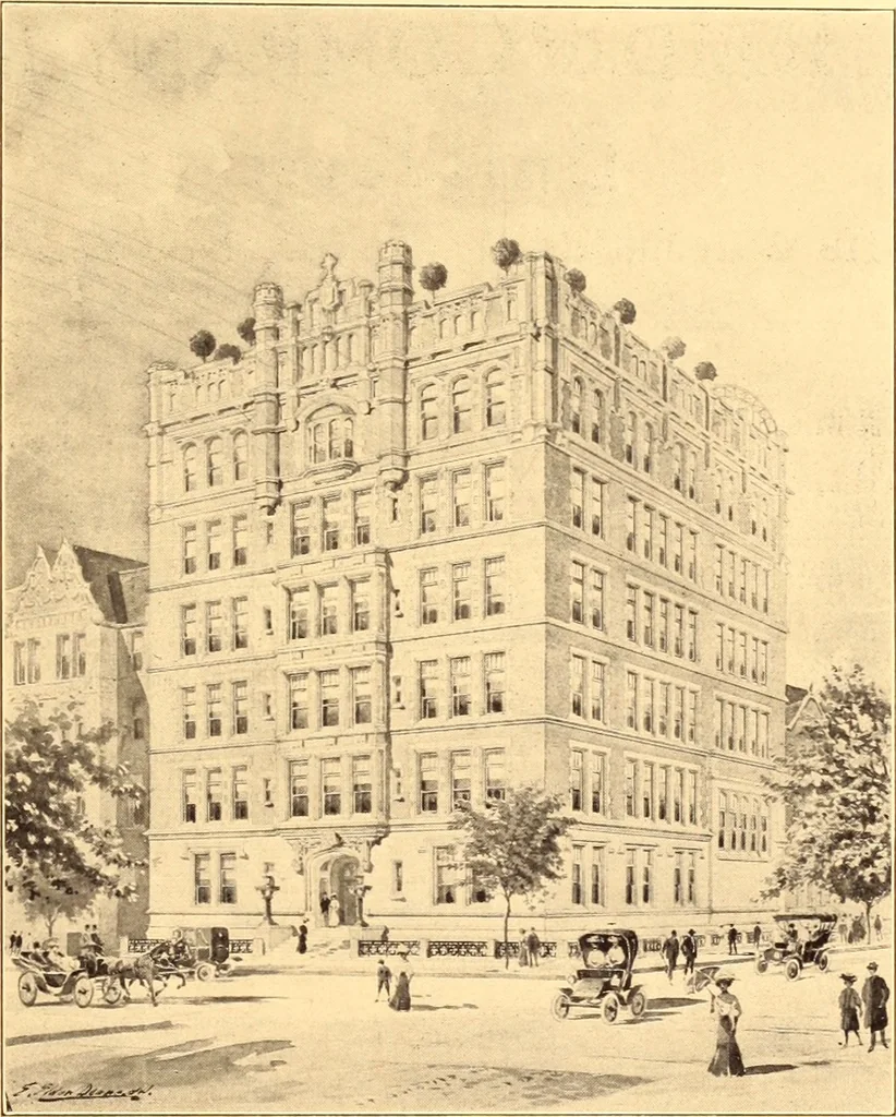 An illustration from Year book of the Brooklyn Chapter of the American Institute of Architects, 1908, leaf 6