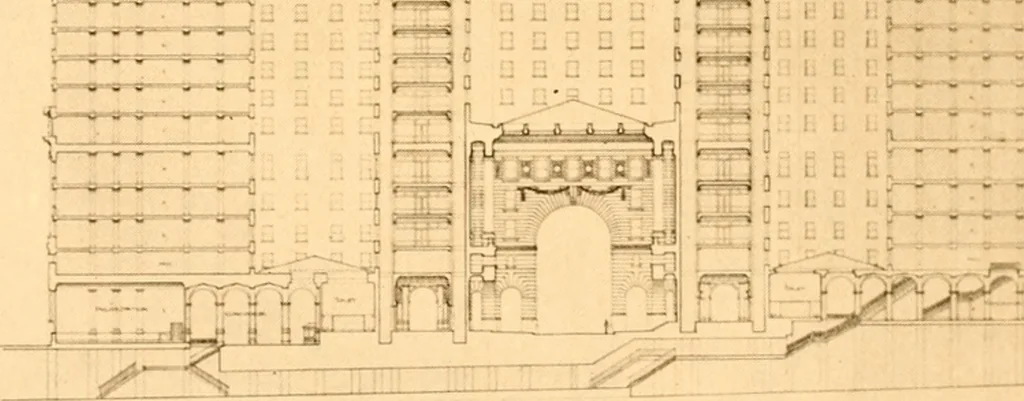 An illustration from Year book of the Brooklyn Chapter of the American Institute of Architects, 1908, leaf 67