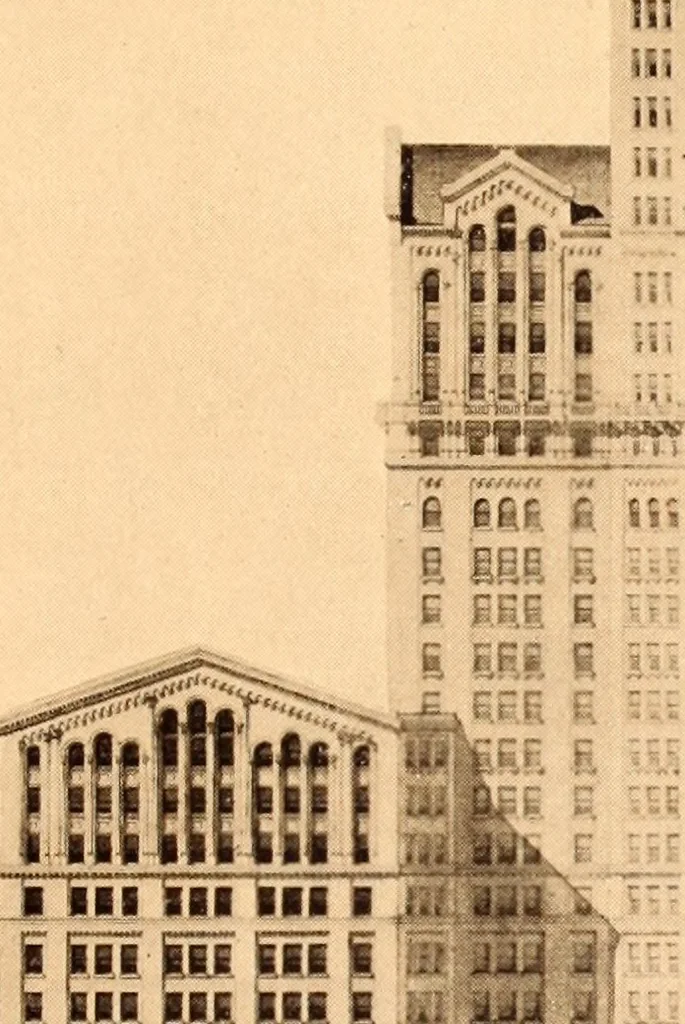 An illustration from Year book of the Brooklyn Chapter of the American Institute of Architects, 1908, leaf 68