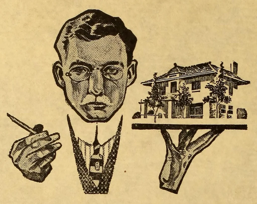 An illustration from Year book of the twenty first annual architectural exhibition held by the Philadelphia Chapter of the American Institute of Architects and the T Square Club, 1915, leaf 204