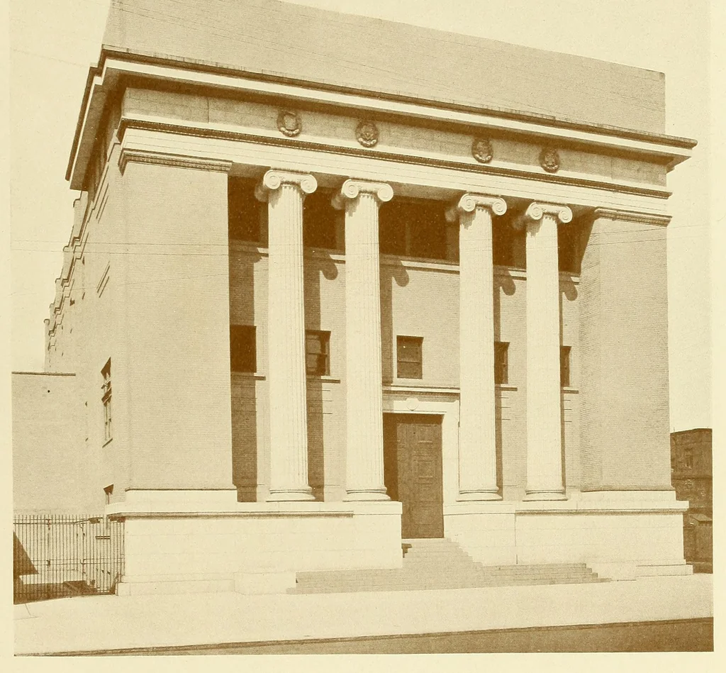 An illustration from Year book of the twenty first annual architectural exhibition held by the Philadelphia Chapter of the American Institute of Architects and the T Square Club, 1915, leaf 57