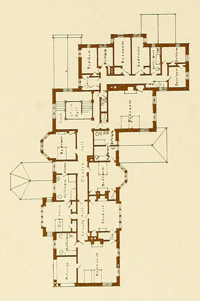An illustration from Year book of the twenty first annual architectural exhibition held by the Philadelphia Chapter of the American Institute of Architects and the T Square Club, 1915, leaf 66