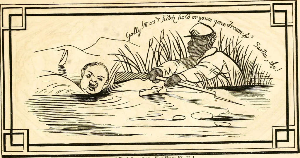 An illustration from Ye book of Copperheads, 1863, leaf 26