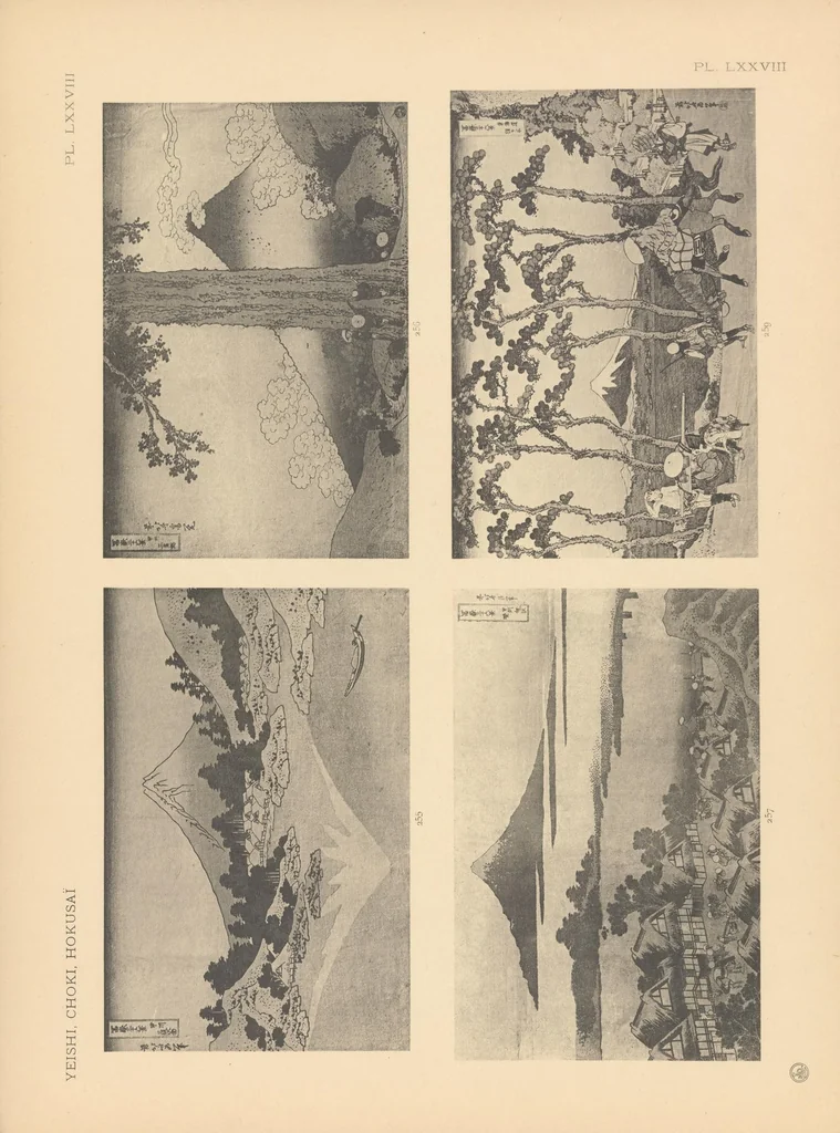 An illustration from Yeishi, Choki, Hokusaï : estampes japonaises tirées des collections de MM. Bing, Bouasse-Lebel, Bullier...[et d'autres] et exposées au Musée des arts décoratifs en janvier, 1913, 1913, leaf 141