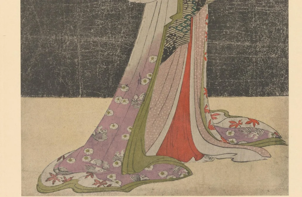An illustration from Yeishi, Choki, Hokusaï : estampes japonaises tirées des collections de MM. Bing, Bouasse-Lebel, Bullier...[et d'autres] et exposées au Musée des arts décoratifs en janvier, 1913, 1913, leaf 71
