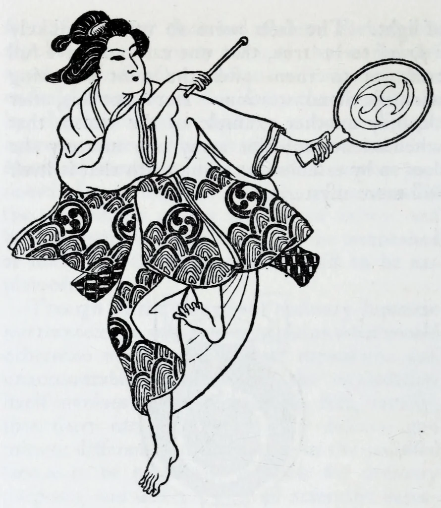 An illustration from Ye magick mirrour of old Japan, 1893, leaf 78