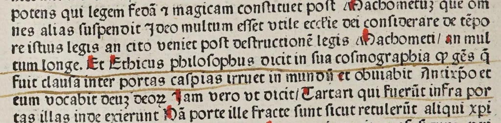 An illustration from Ymago mundi incipit. : Prima figura. Figure seque[n]tes ad declaratione[m] [et] intellige[n]tiam ymaginis mu[n]di p[er]tine[n]t, leaf 102