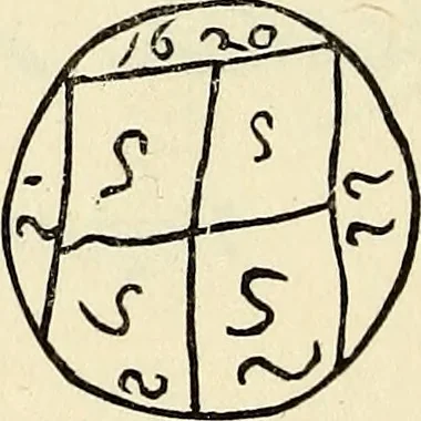 An illustration from York deeds, 1642, leaf 13