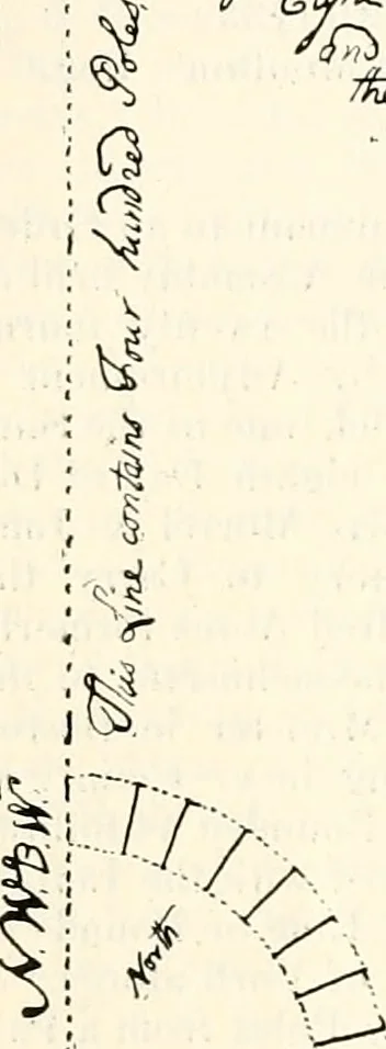 An illustration from York deeds, 1642, leaf 441