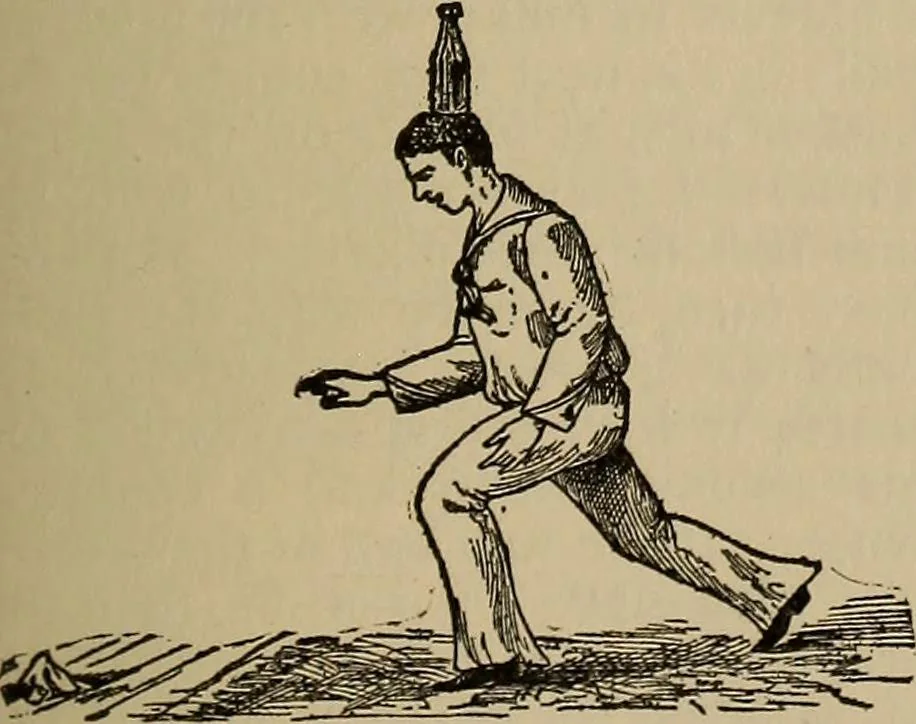 An illustration from The young folk's cyclopædia of games and sports ;, 1899, leaf 116