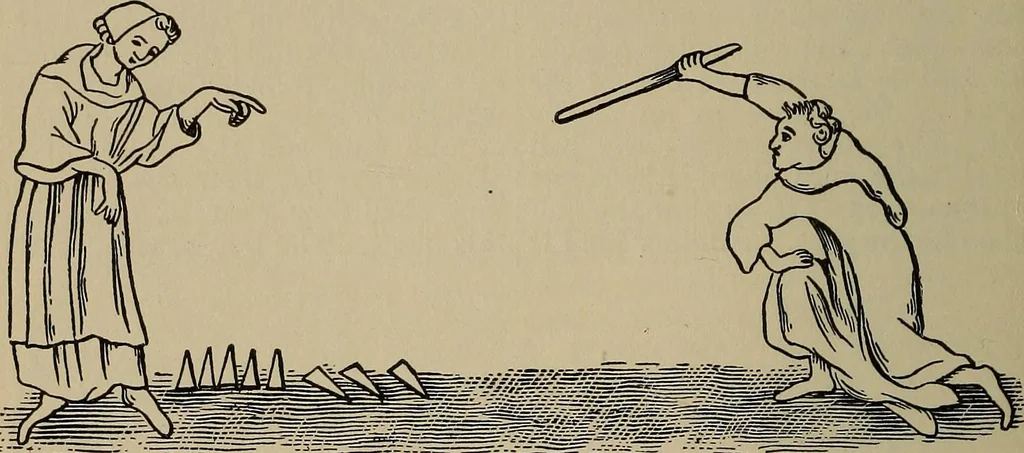 An illustration from The young folk's cyclopædia of games and sports ;, 1899, leaf 121