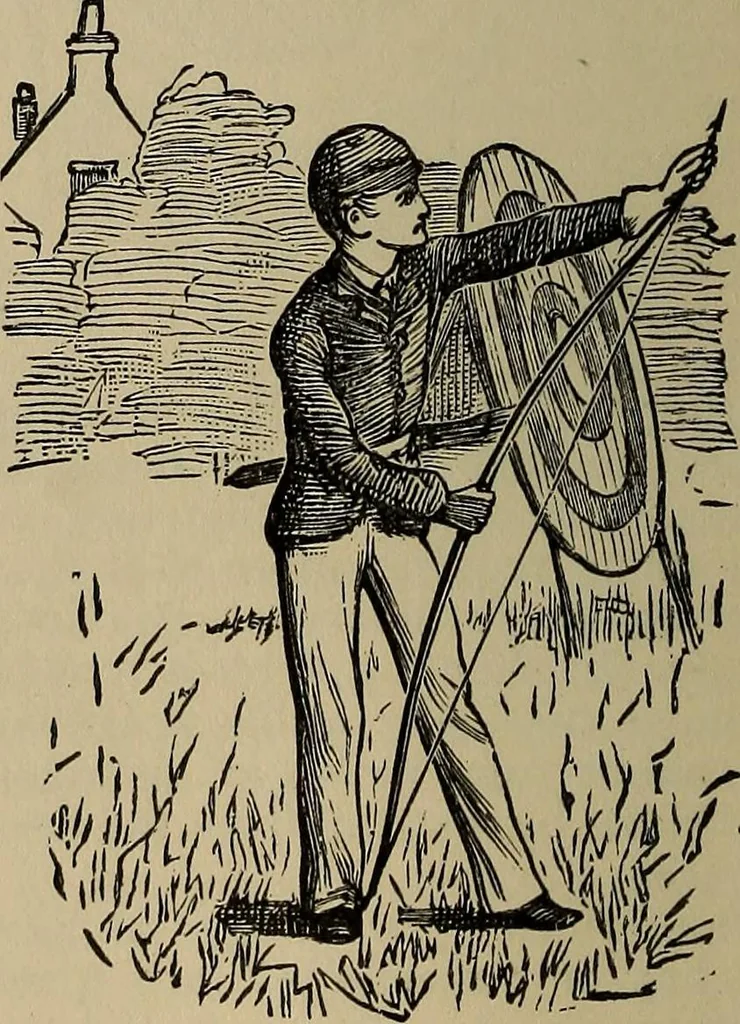 An illustration from The young folk's cyclopædia of games and sports ;, 1899, leaf 27