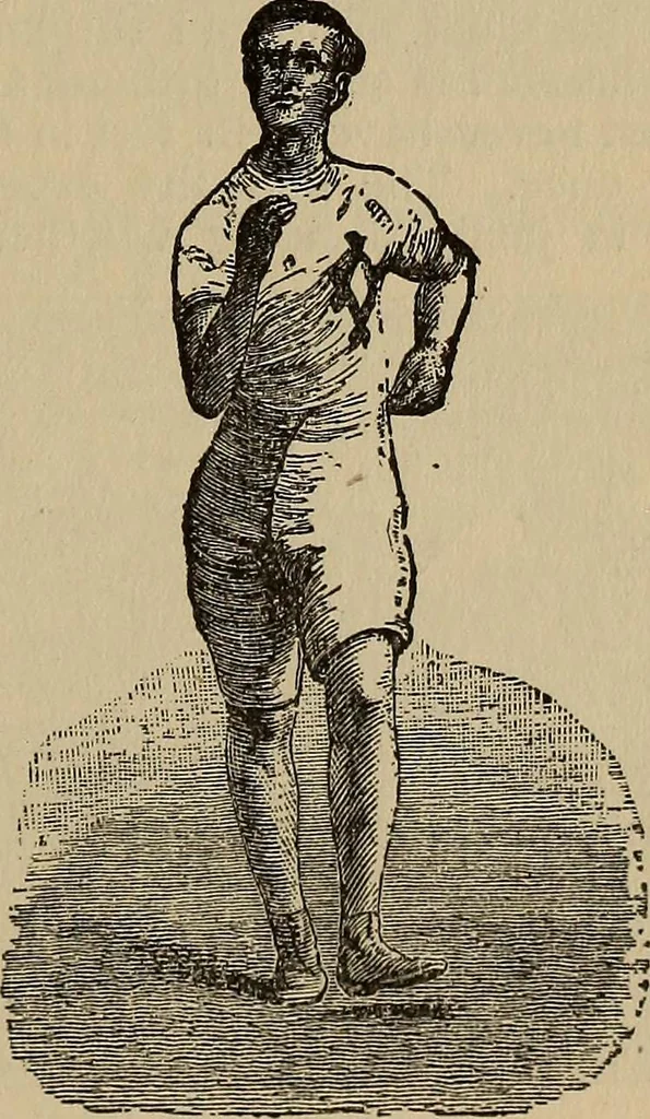 An illustration from The young folk's cyclopædia of games and sports ;, 1899, leaf 36