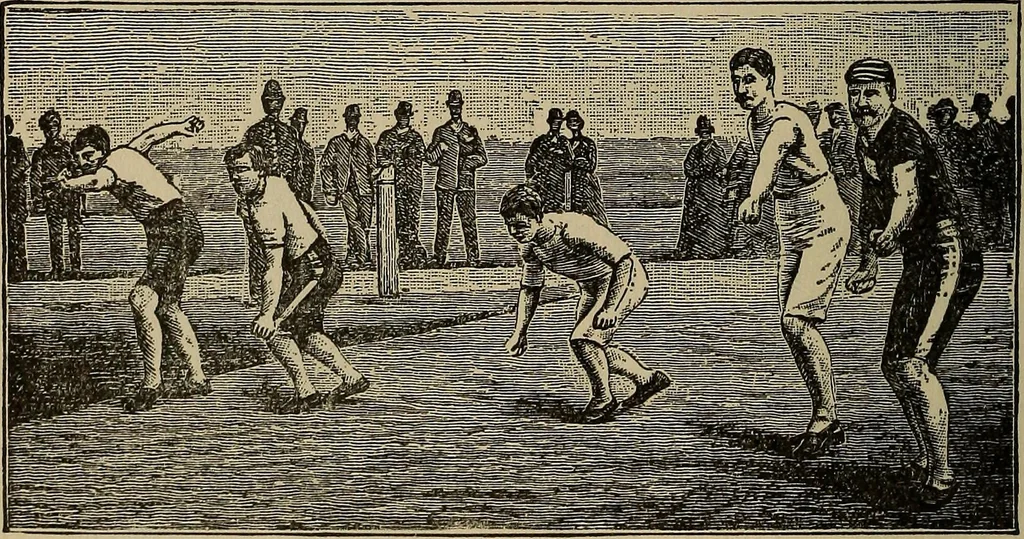 An illustration from The young folk's cyclopædia of games and sports ;, 1899, leaf 37