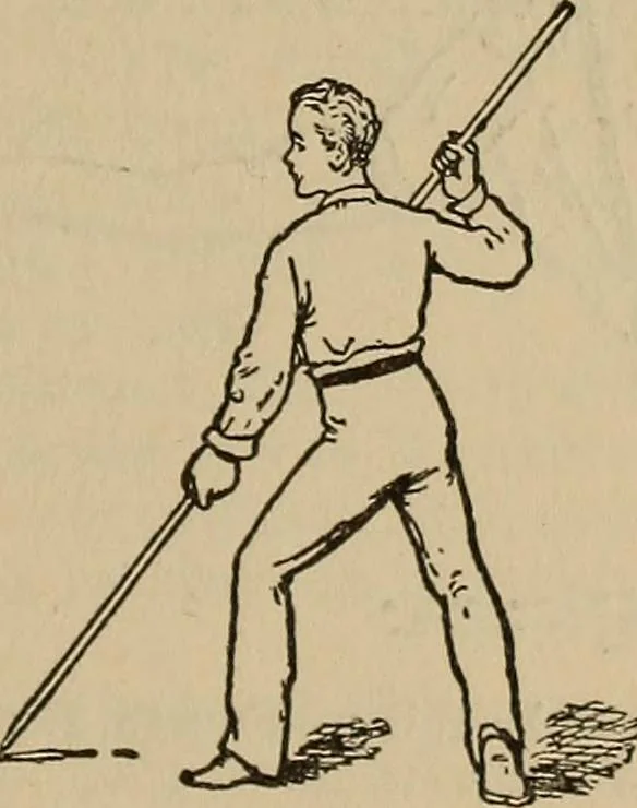 An illustration from The young folk's cyclopædia of games and sports ;, 1899, leaf 40