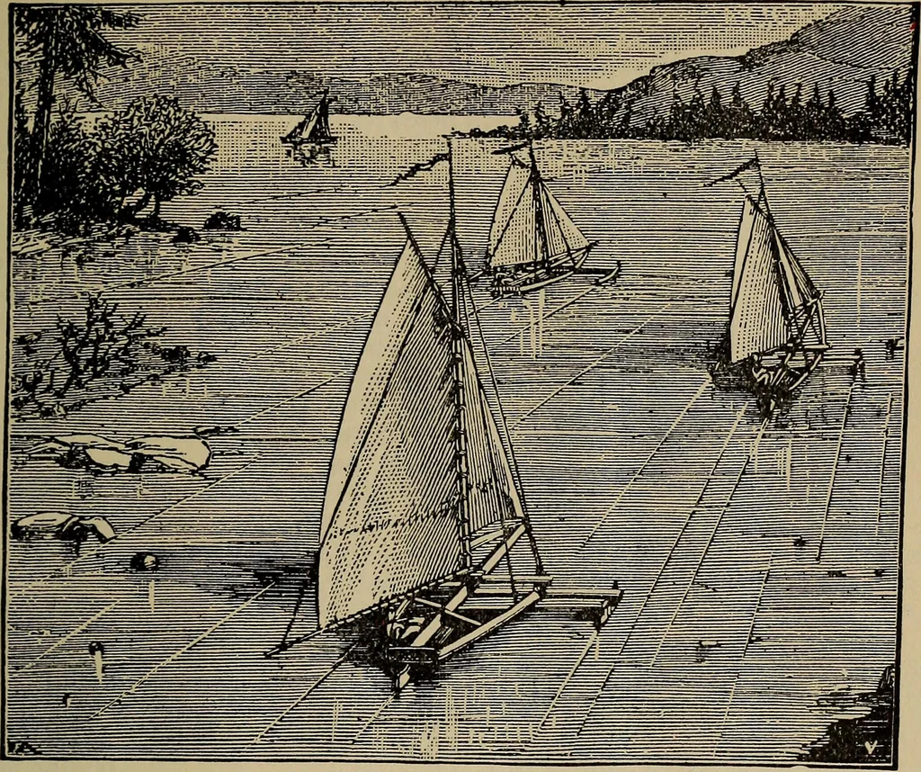 An illustration from The young folk's cyclopædia of games and sports ;, 1899, leaf 446